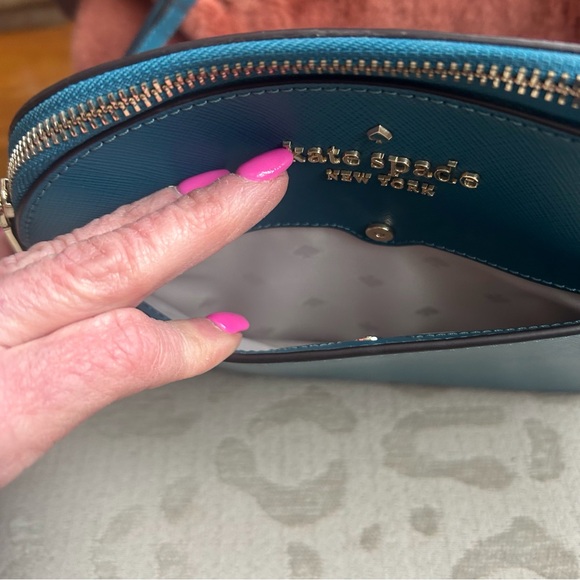 Kate Spade Staci Dome Saffiano Leather Crossbody Bag - Picture 3 of 8